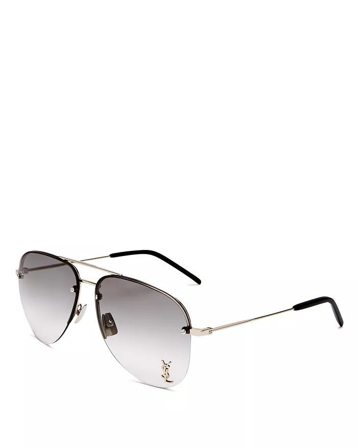 CLASSIC 11 M Brow Bar Aviator Sunglasses, 59mm | Bloomingdale's (US)