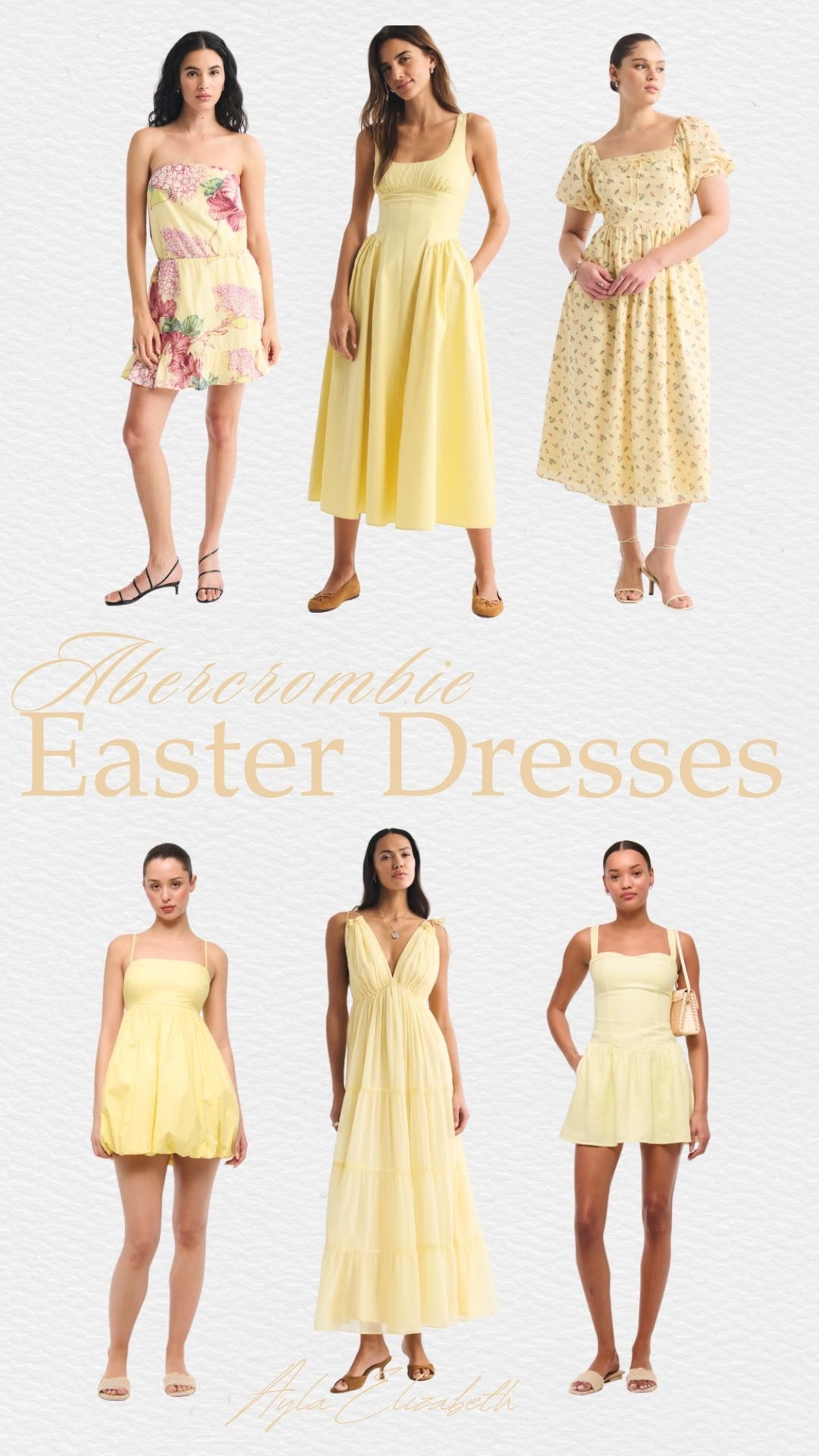 Easter Dress Ideas 💛🌼

#LTKSeasonal #LTKootd