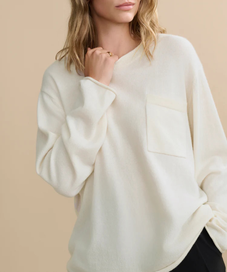 Cashmere Chandler Long-Sleeve Tee | Jenni Kayne