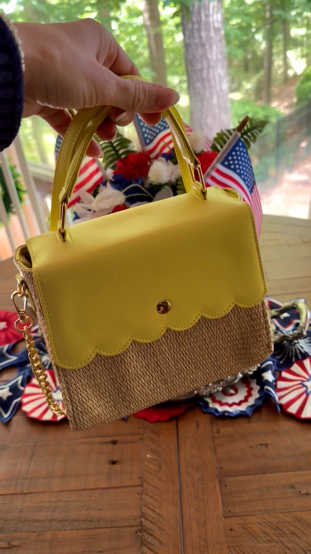 Scalloped Straw Handbag for Summer 🌼👜✨

This scalloped straw handbag is the cutest summer accessory 🌞✨ Loving the structured shape, gold chain detail, and pastel color options for vacation outfits, brunch looks, beach dinners, and everyday summer styling. Such a pretty affordable handbag that gives designer-inspired coastal grandmother and grandmillennial vibes 💛🩵🤍

woven straw handbag, scalloped purse, pastel summer bag, beach vacation accessories, coastal style outfit, grandmillennial fashion, preppy summer accessories, Walmart fashion finds, affordable handbags, spring and summer purse, resort wear accessories, wicker handbag, feminine summer style, cute vacation bag 🌼

#LTKstorytime #LTKdayinmylife #LTKOver40