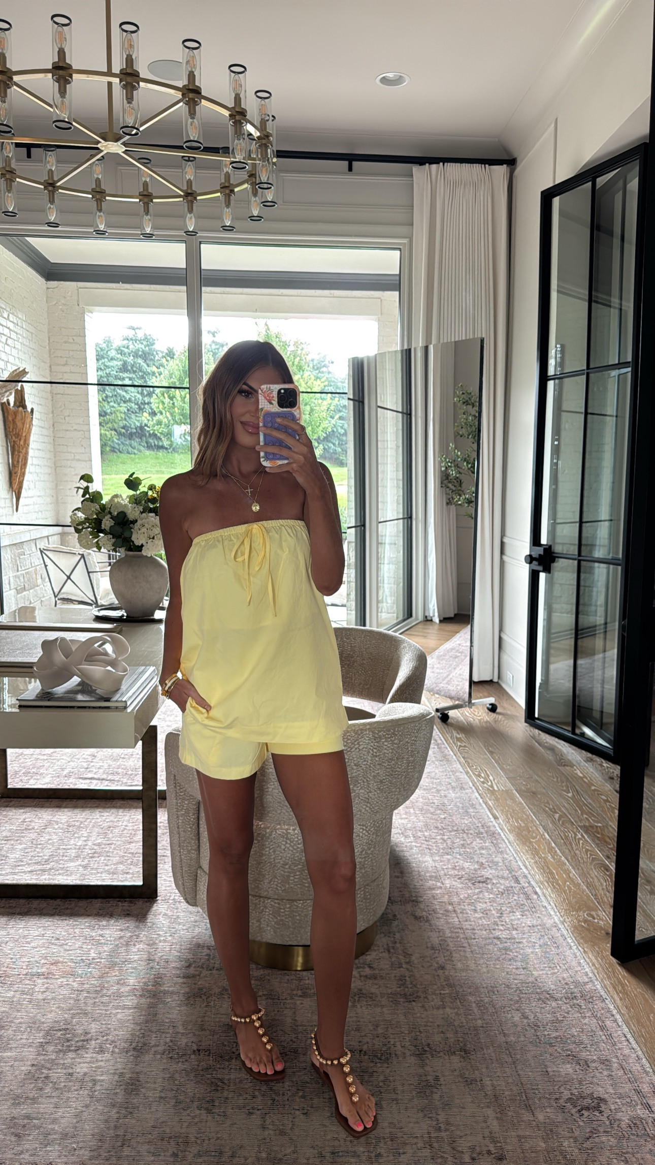 wearing a small 💛 

 