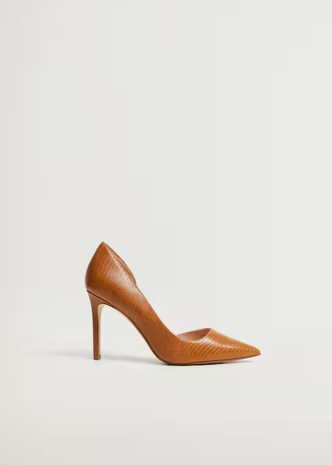 Asymmetric stiletto shoes | MANGO (UK)