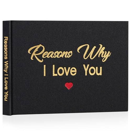 Artmag What I Love about You Fabric Book, Fill-in-the-Blank Love Journal Book for Couples Husband... | Amazon (US)