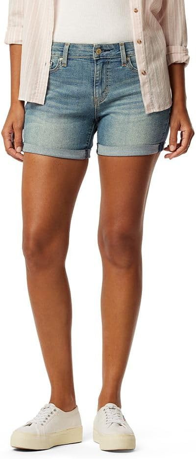 Signature by Levi Strauss & Co. Gold Women's Mid-Rise Shorts (Available in Plus Size) | Amazon (US)
