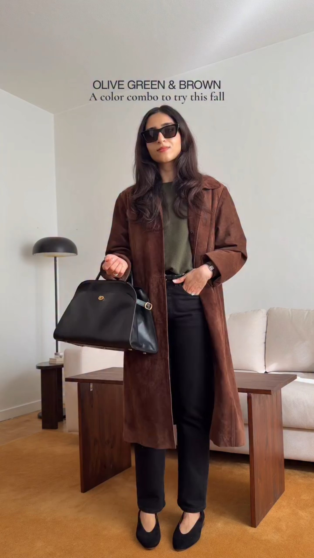 A color combo you need to try this fall🤎
Outfit linked on @shopmy 
Comment ‘Shop’ to get the link in your DMs.
.
.
Fall outfits, Suede coat outfit fall, Autumn outfit ideas, olive green fall outfit, Minimal chic fall style, Casual chic fall outfits, Fall fashion

#LTKeurope #LTKautumn