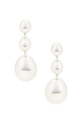 Isabel Marant Drop Earrings in Silver - Metallic Silver. Size all. | FWRD 