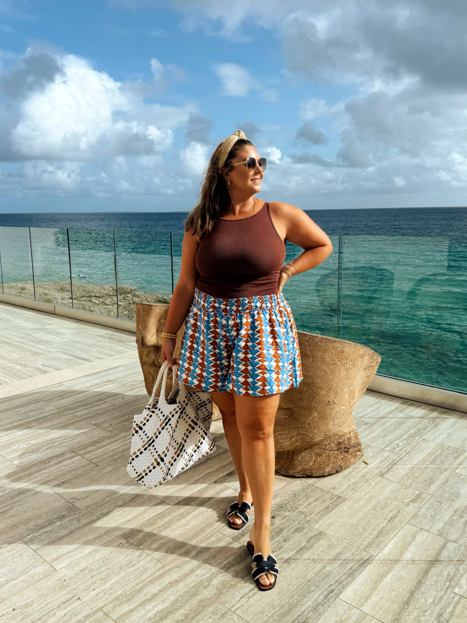 Wearing 2XL in top, 1X in shorts. Use CARALYN at Cakes Body.

#LTKSeasonal #LTKTravel #LTKMidsize