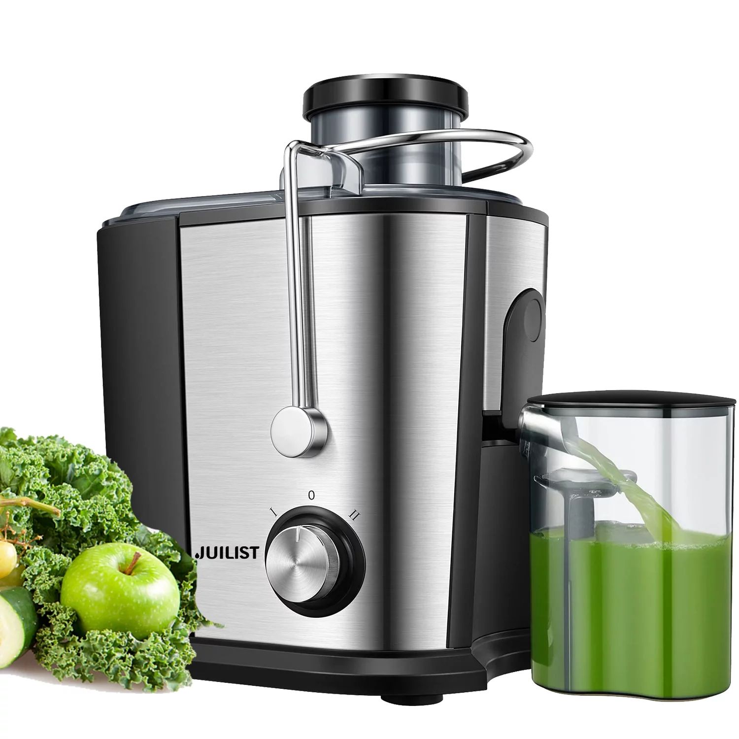 Juilsit Juicer Easy to Clean, 3 " Juice Extractor BPA Free Compact Fruits & Vegetables Juicer, Du... | Walmart (US)