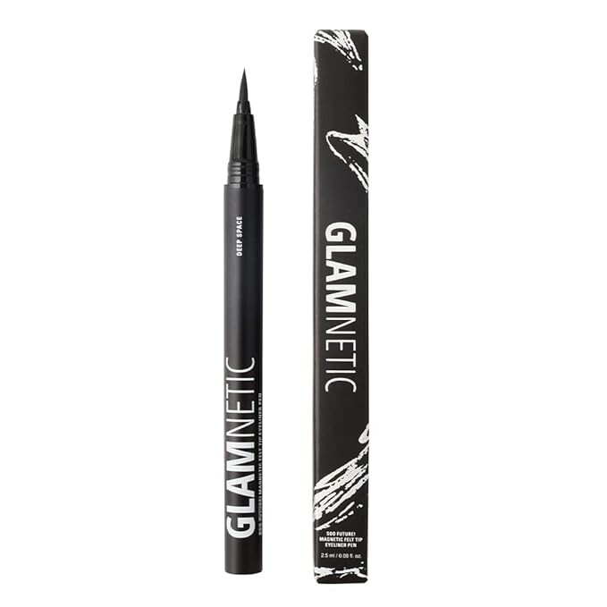 Glamnetic Felt Tip Magnetic Eyeliner - Deep Space | Soo Future! Black Waterproof Liquid Liner, Al... | Amazon (US)