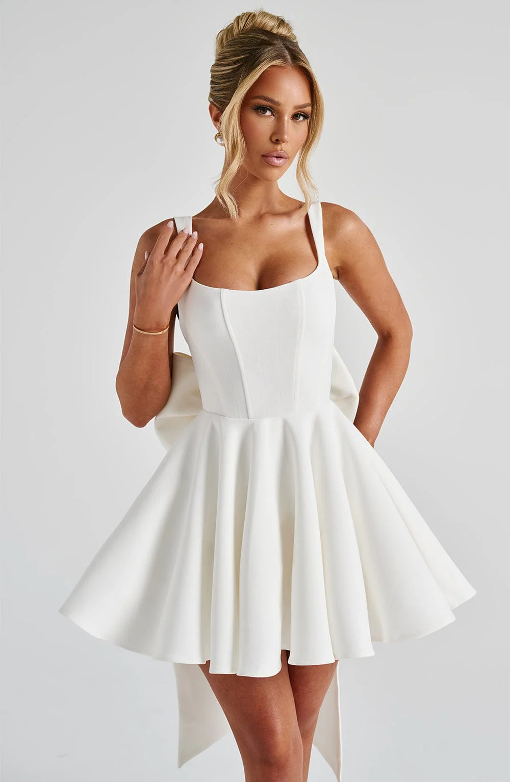 Rue Mini Dress - Ivory | Babyboo (global)