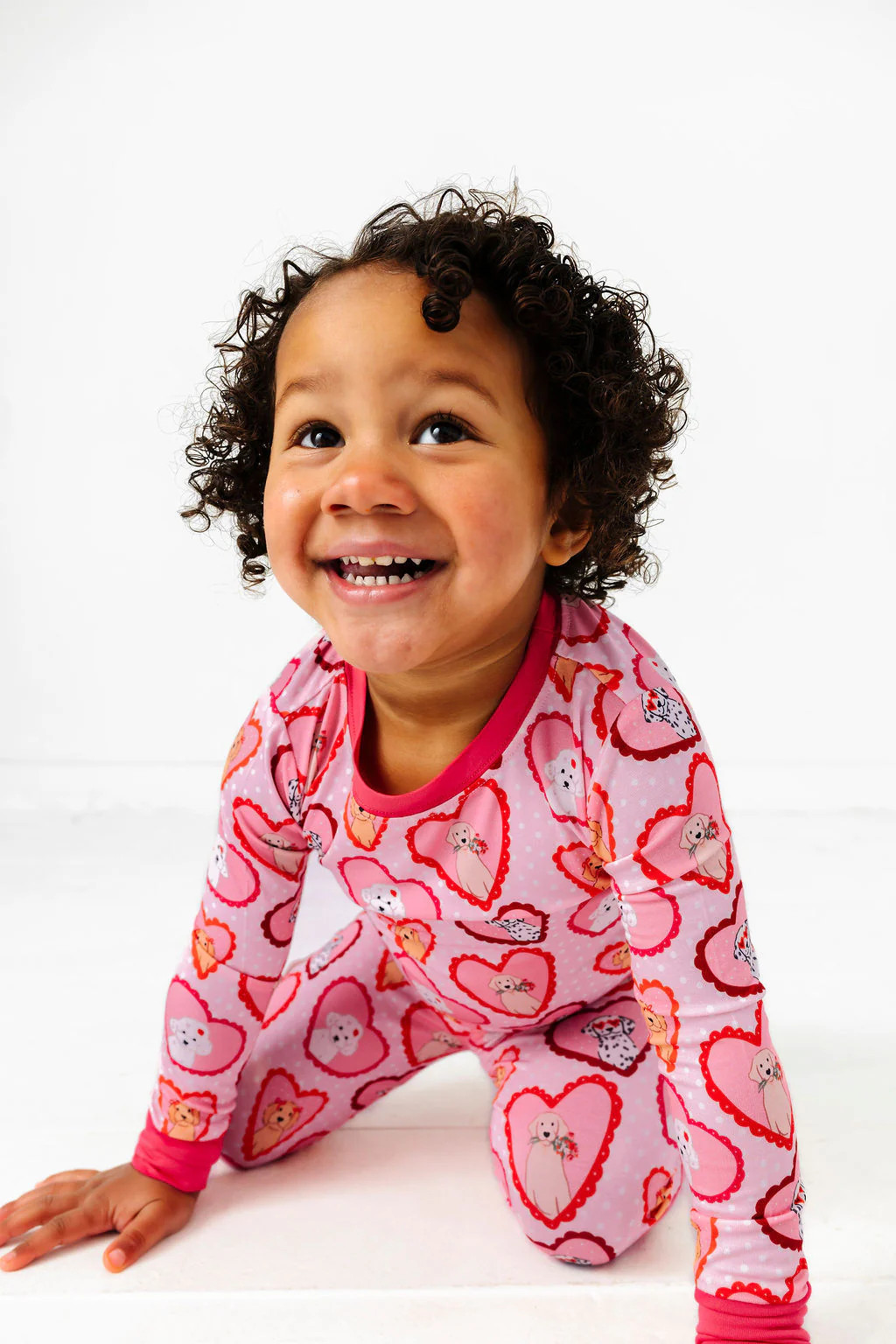 Pink Fur-Ever Valentine Two Piece Set | In My Jammers