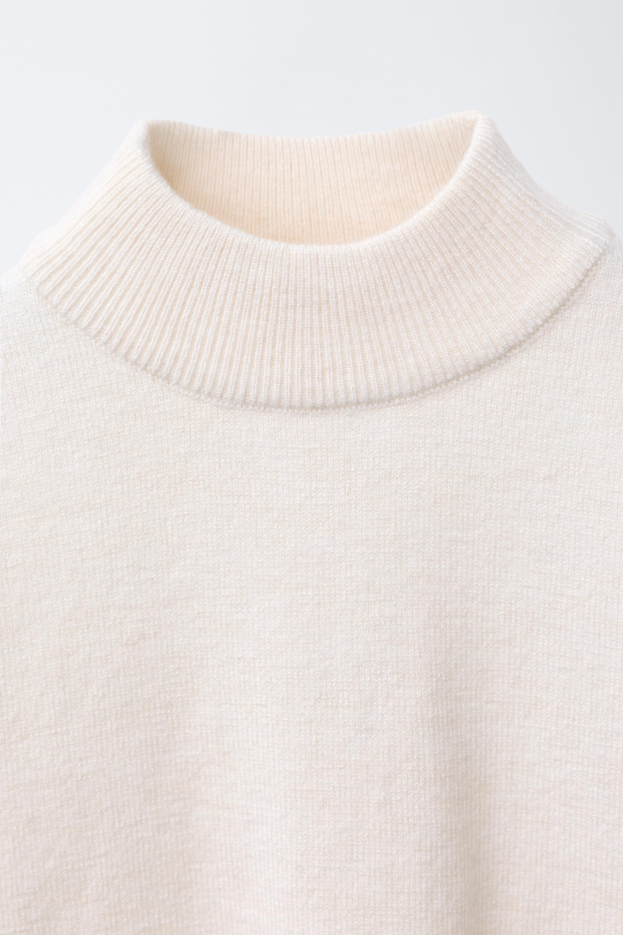 MOCK NECK KNIT SWEATER | Zara US