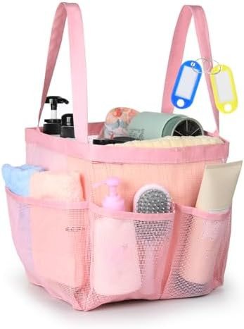 Temede Mesh Shower Caddy Tote, Large Shower Caddy Basket Portable, Quick Dry Hanging Toiletry Bag... | Amazon (US)