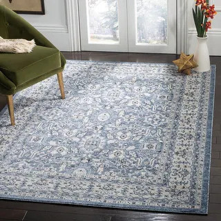 SAFAVIEH Charleston Pricilla Vintage Boho Oriental Rug - 8' x 10' - Navy/Cream | Bed Bath & Beyond