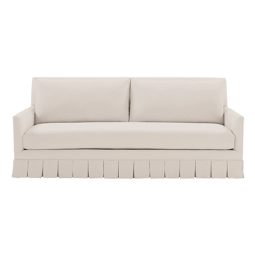 Suzanne Kasler Mathes Sofa with Box Pleat Skirt | Ballard Designs, Inc.