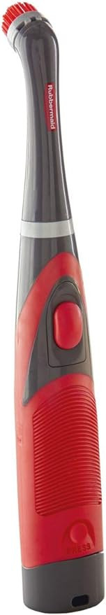 Rubbermaid Reveal Cordless Battery Power Scrubber, Gray/Red, Multi-Purpose Scrub Brush Cleaner fo... | Amazon (US)