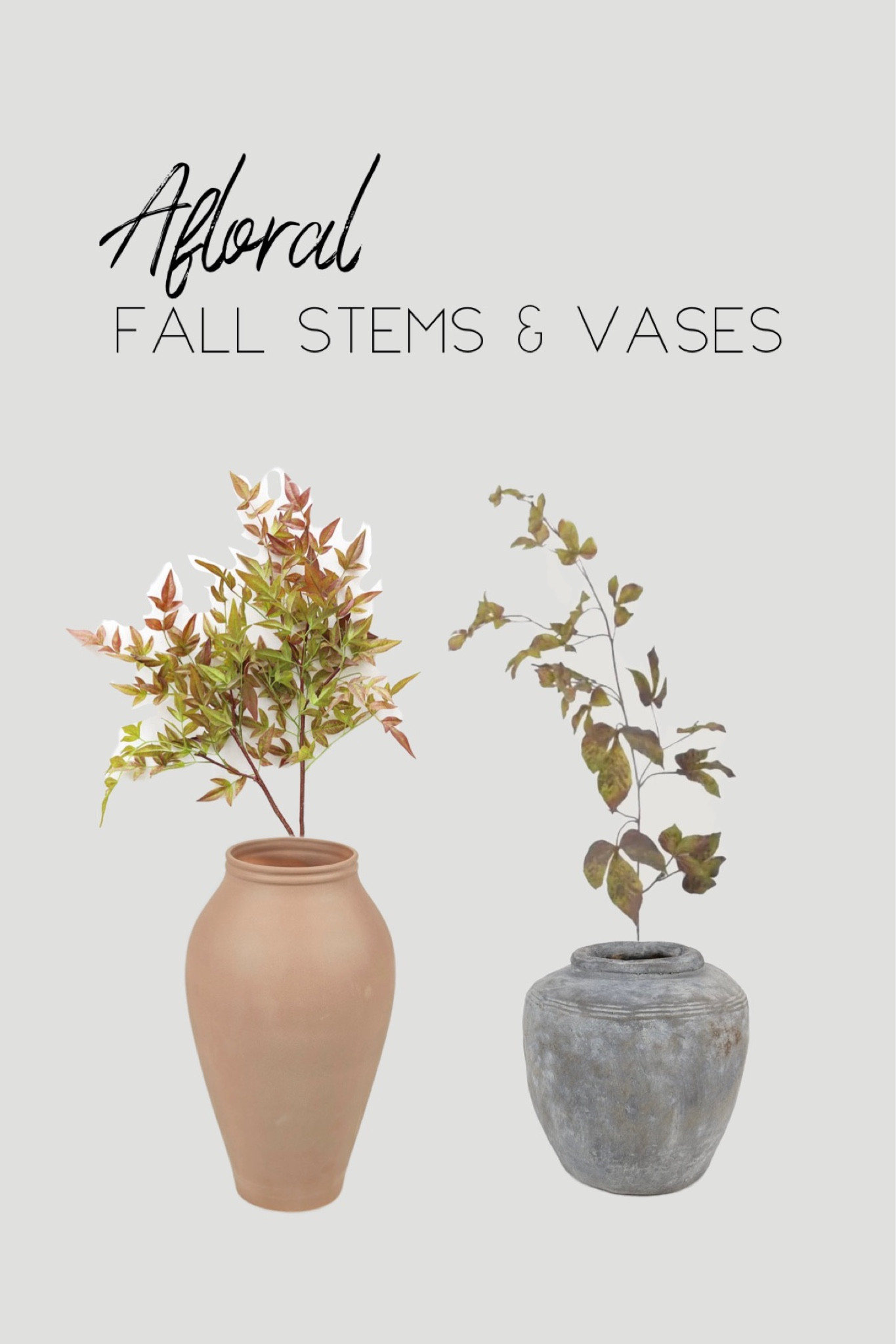 Fall rustic vases and faux stems from Afloral.

Faux leaves
Fall decor
Terracotta pot
Fall home
Home decor
Kitchen decor 

#LTKhome #LTKSeasonal #LTKstyletip