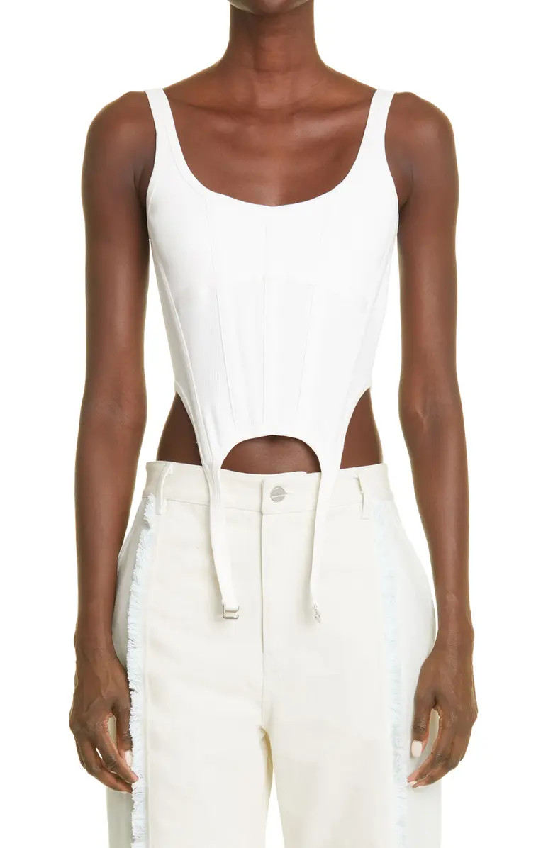 Dion Lee Ribbed Combat Corset Tank Top | Nordstrom | Nordstrom