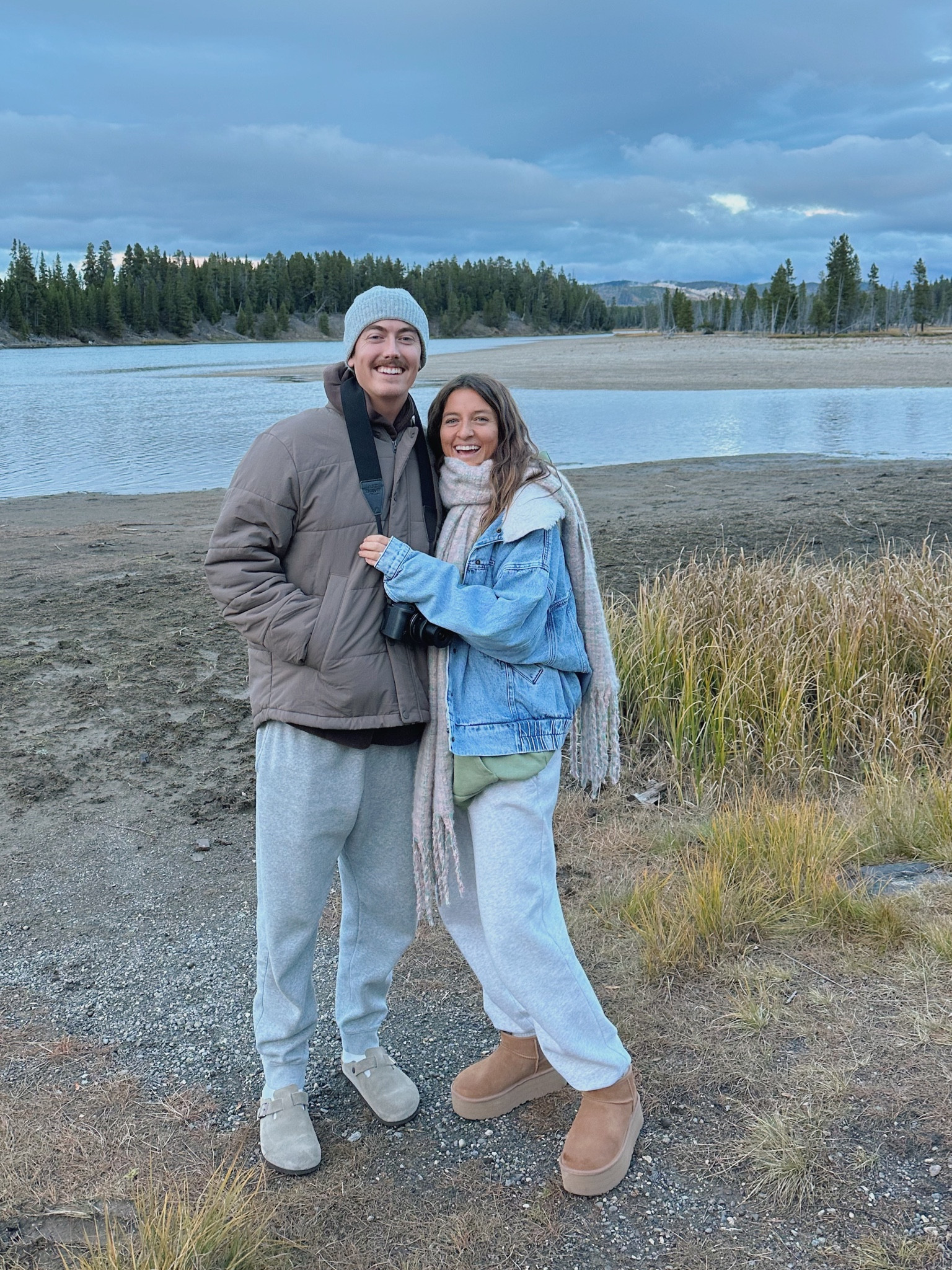 Cozy fit. Denim jacket is SO nice and actually comfortable!
Size medium 
Pants size small 

#LTKtravel #LTKstyletip #LTKSeasonal