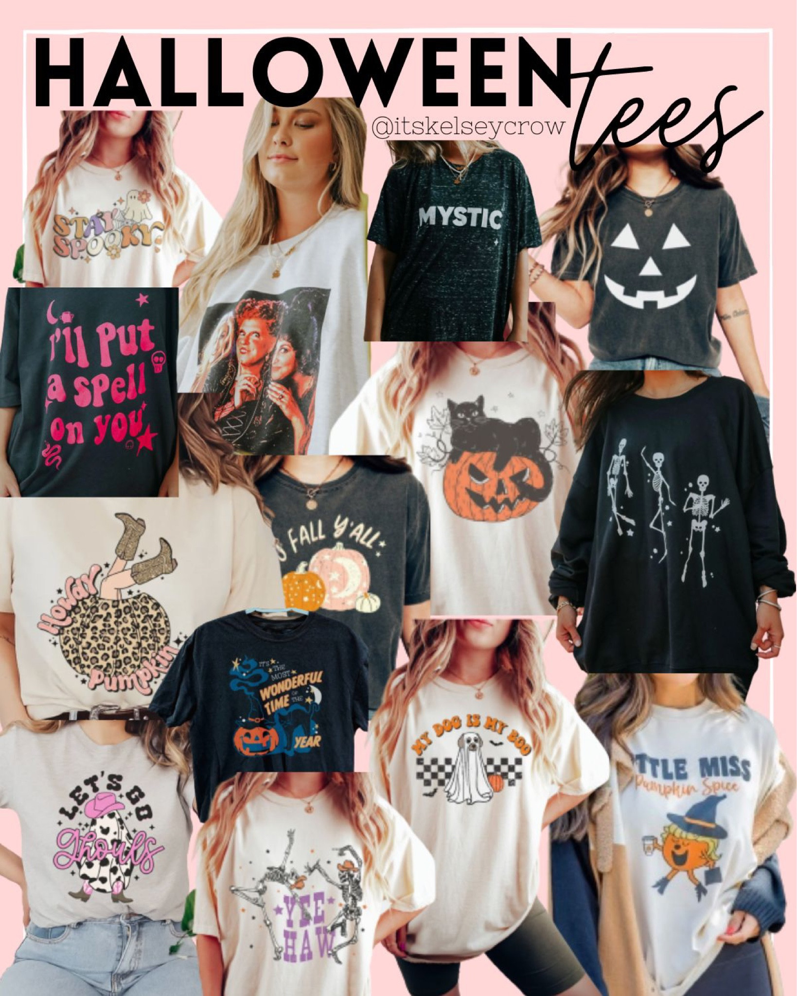 Halloween Tees, teacher, mom, fall, retro, 90s, oversized, shop small 

#LTKsalealert #LTKSeasonal #LTKunder50