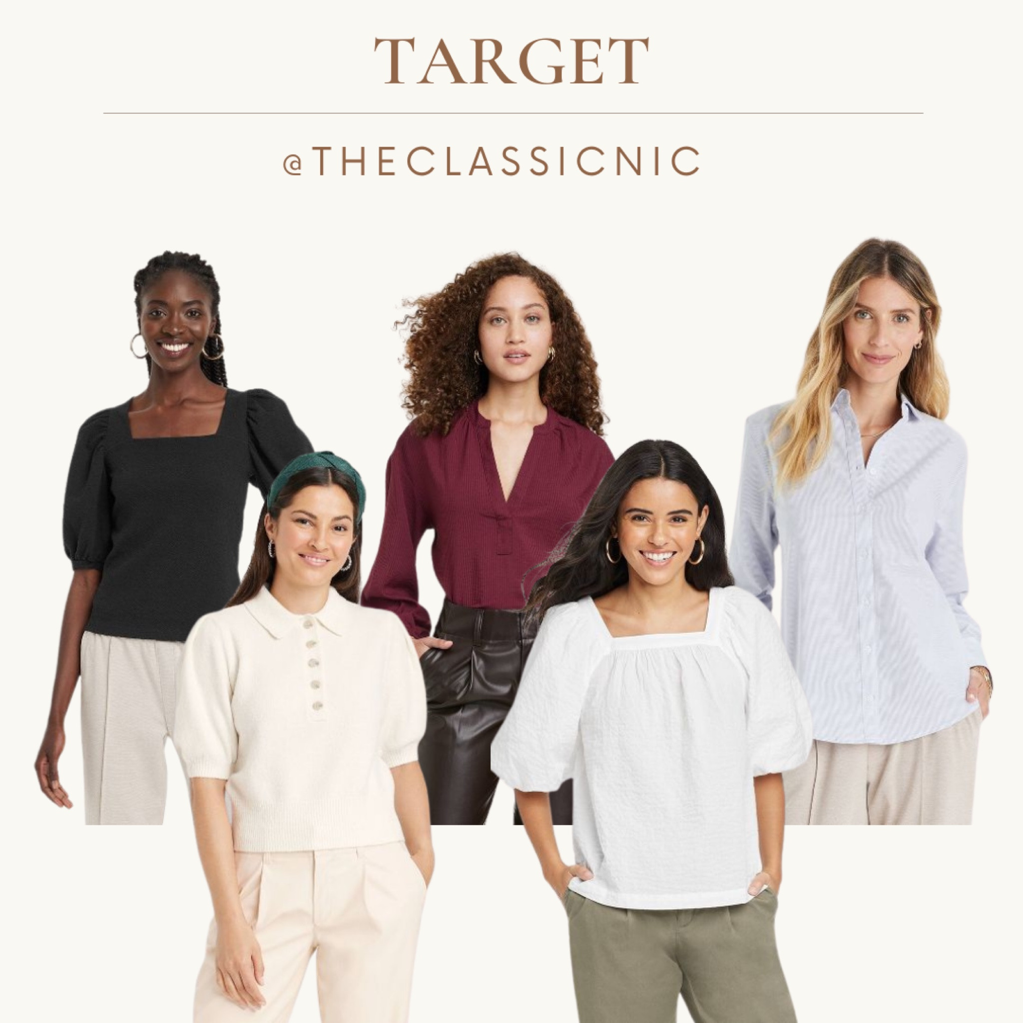 Target tops that would be great for work. Business casual 

#LTKunder50 #LTKworkwear #LTKSeasonal