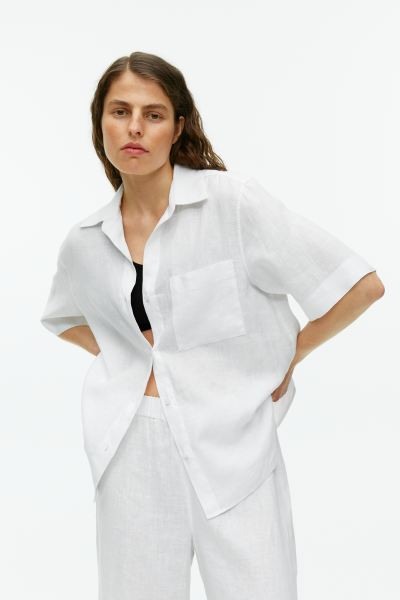 Linen Resort Shirt | H&M (UK, MY, IN, SG, PH, TW, HK)