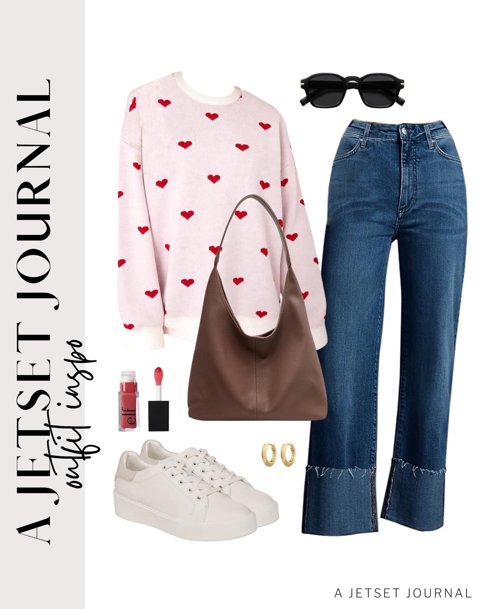 Loving this pink heart sweater with blue jeans and white sneakers. Cute yet comfy for Valentine’s Day!
valentine sweater, vday outfit, keds lace up sneakers, elf lip oil, round sunglasses, casual outfit idea, running errands, winter to spring outfit, comfy shoes, trendy look, capsule wardrobe, amazon finds, affordable style, winter to spring outfit idea, transitional style

#LTKValentine #LTKU #LTKSeasonal