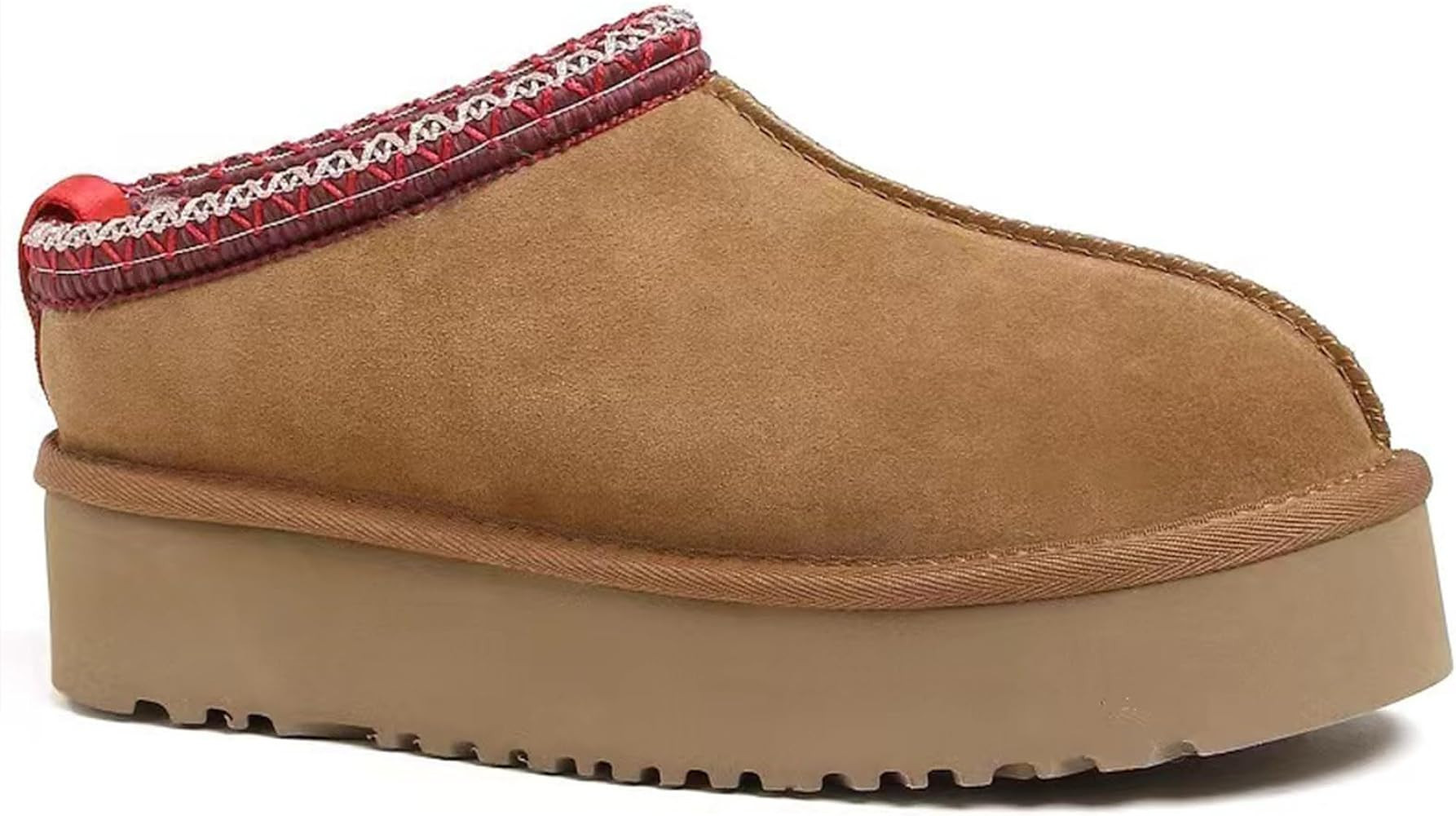 Rhyme-Zeal Women's Platform Boots Women's Slippers Short Boots Outdoor Slippers Fur Lined Warm Sn... | Amazon (US)