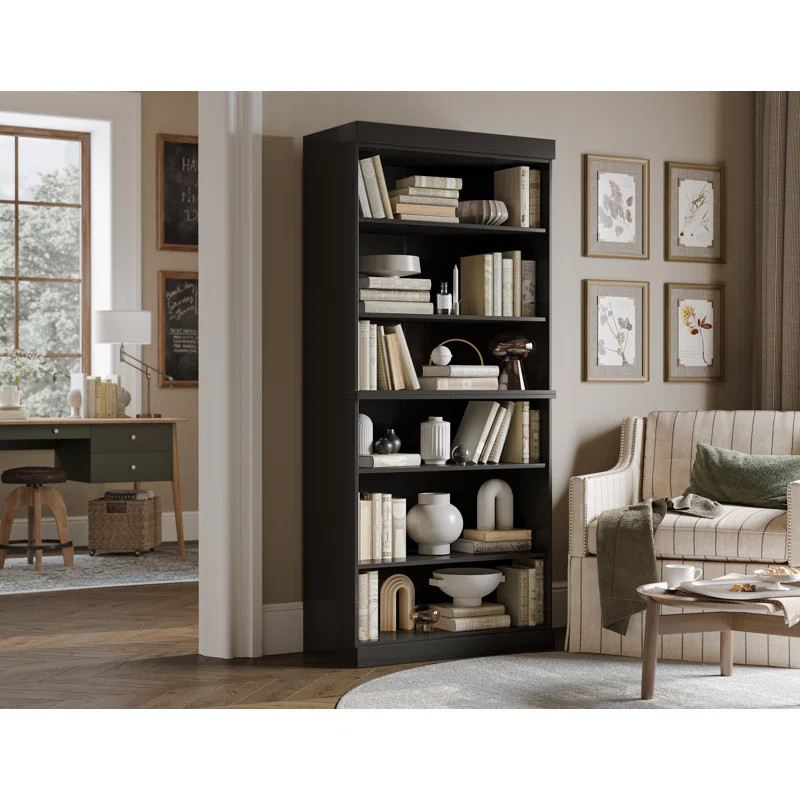 100% Solid Wood 32" Storage Standard Bookcase | Wayfair North America