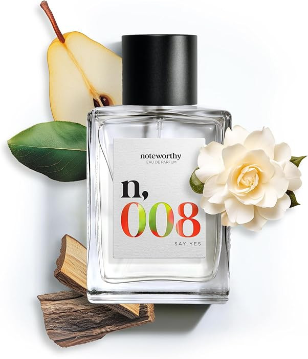 Noteworthy n,008 Say Yes Eau De Parfum – Pear, Gardenia, Sandalwood | Sophisticated, Warm Fragr... | Amazon (US)