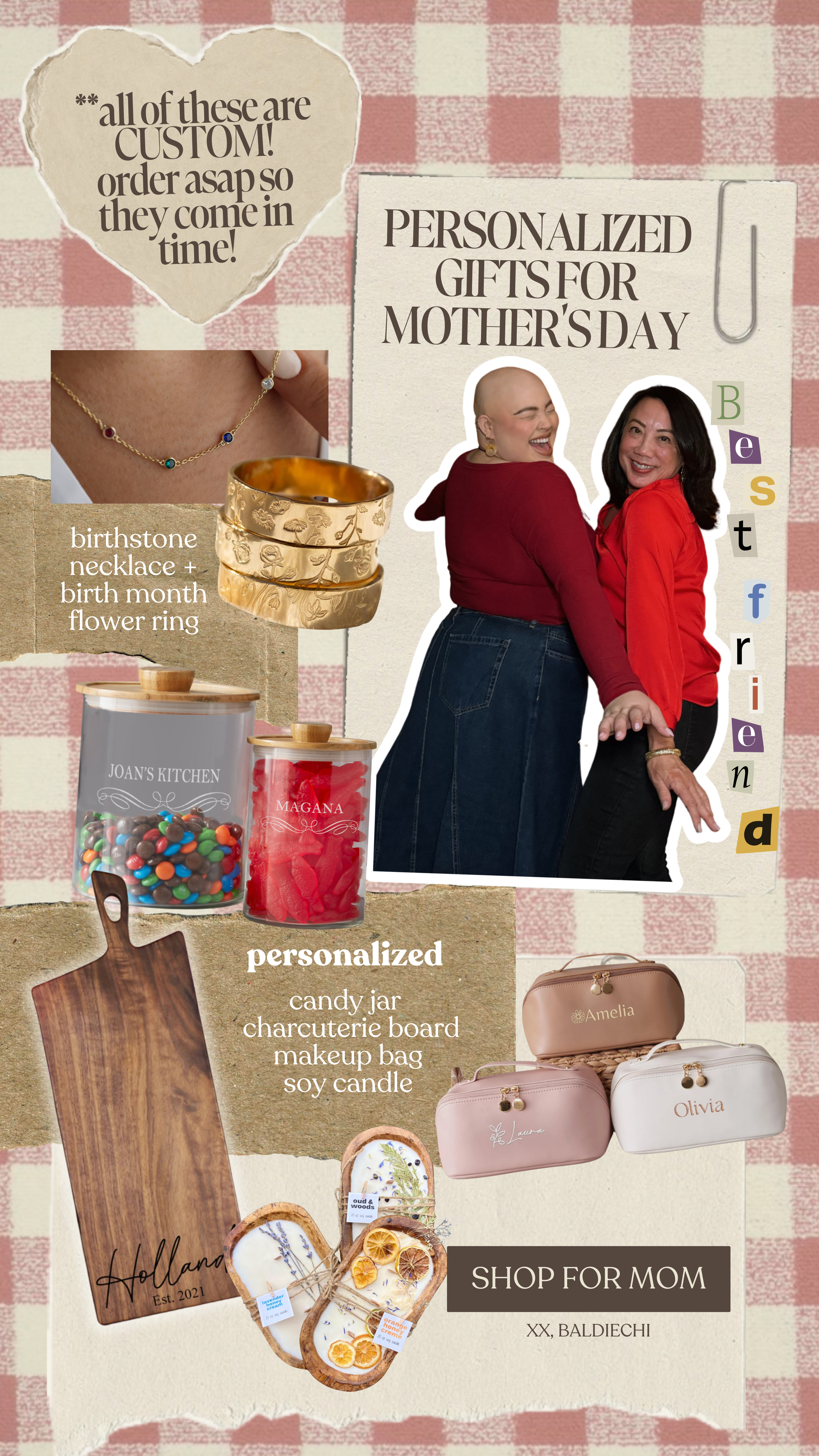 The cutest custom gifts for Mother's Day. Order ASAP since these are all customized, thoughtful gifts! 

 #LTKGiftGuide #LTKSeasonal #LTKFindsUnder100