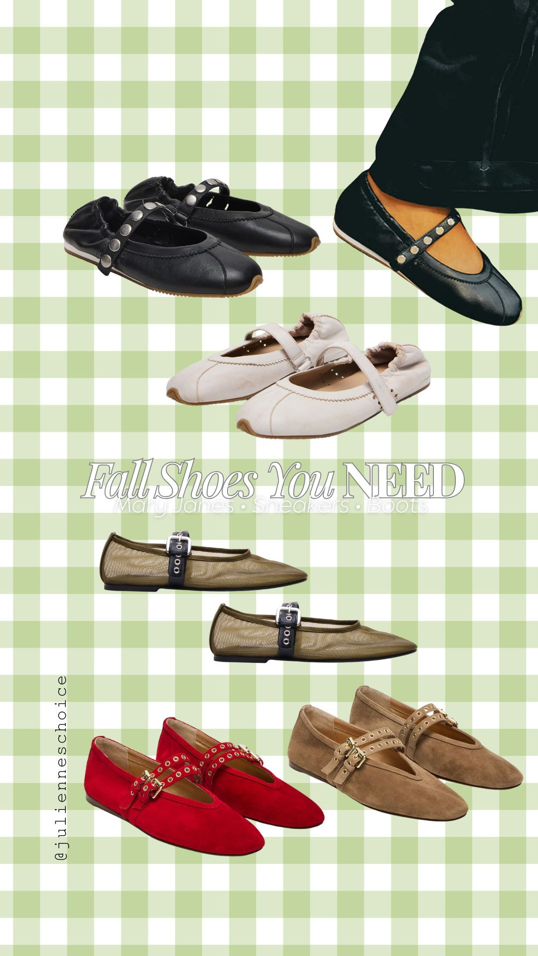 🍂 Steve Madden Fall Edit is HERE!
From Mary Janes → everyday sneakers → statement boots, these pairs are your go-to shoes this season.
✨ Tap below to shop my curated picks & make Fall outfits effortless.✨julienneschoice

#LTKStyle #SteveMadden #FallFashion #MaryJanes #FallSneakers #FallBoots 

 #LTKStyleTip #LTKShoeCrush