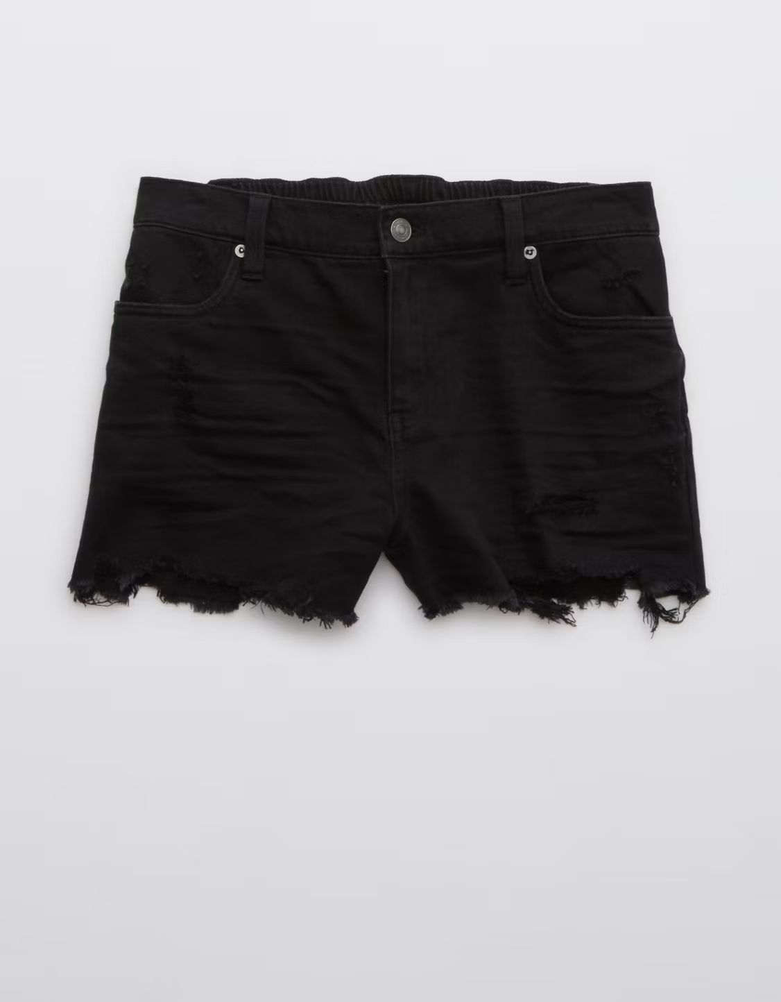 Aerie Distressed Daydream Denim Short | American Eagle Outfitters (US & CA)