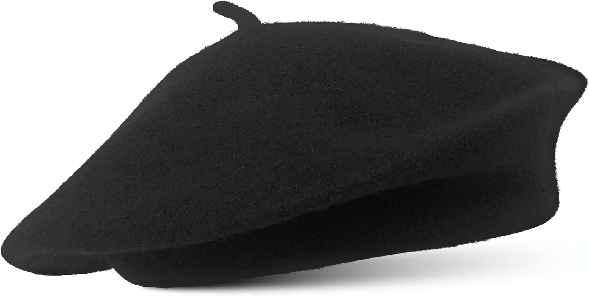 French Wool Beret Hat - Classic Stretchable - One Size Fits Most - Solid Color - Stylish Chic Par... | Amazon (US)
