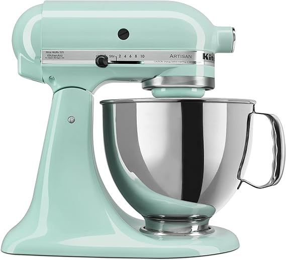 KitchenAid KSM150PSIC Artisan Series 5-Qt. Stand Mixer with Pouring Shield - Ice | Amazon (US)