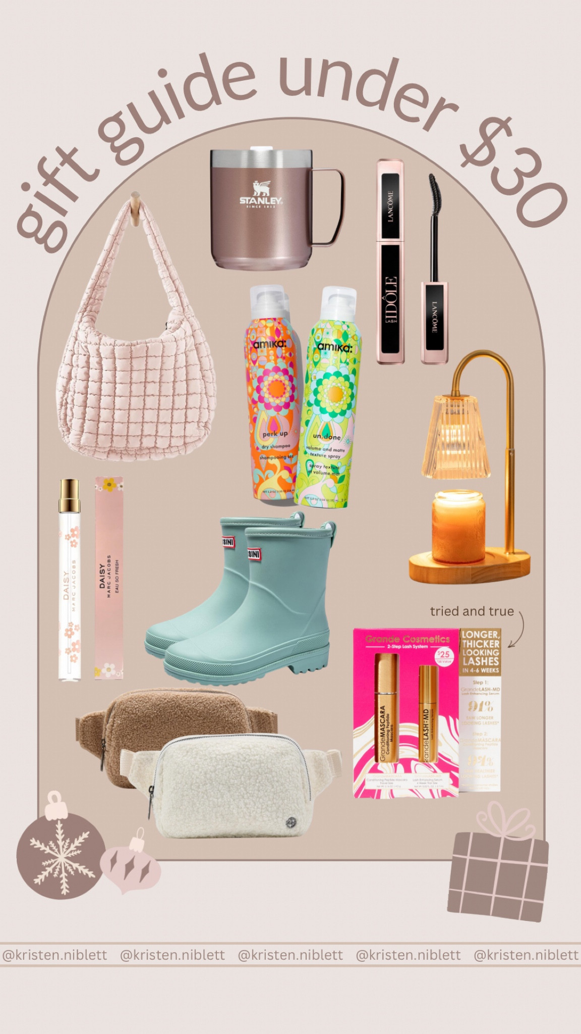 Amazon gift guide $30 and under! // These are the perfect gift ideas at an affordable price range. Trendy Stanley mug, quilted bag, beauty essentials, and more!

#LTKSeasonal #LTKGiftGuide #LTKHoliday