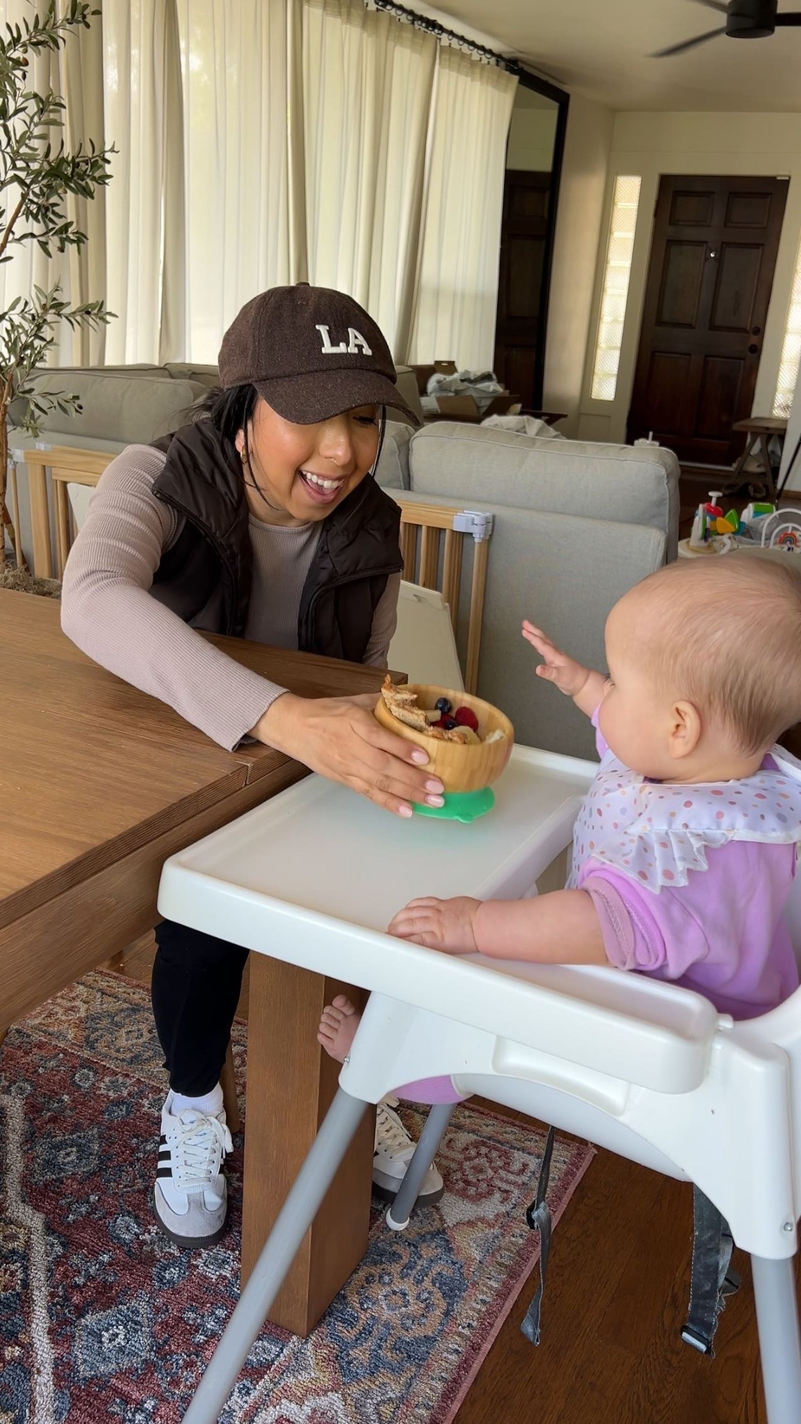 My 9 month old loves to eat and I don’t blame her. I’ve had quite a few mom’s DM me to ask how I keep up with giving Brielle new foods, but honestly I don’t really give her that many new foods in a week. I give her what we already have in our fridge and maybe add one or two things to our grocery list that’s specific for her. I know they say you should give you kids 1 new food a week, but I don’t got time or brain capacity to think of new foods every week haha 

Realistically, as she grows, she’ll eat what we already eat at home, so there’s no need for me stress out about giving her papaya or some other weird food we never have in our fridge haha I mainly focus on giving her foods with plenty of fiber and right now I’m trying to find more ways to add protein to her diet. 

Remember, you don’t need elaborate meals to have a happy baby! Just do your best because that alone will be enough. ♥️

#babymealideas #ChristianMoms #FirstTimeMommy #babyledweaning #blw #blwideas #pureebaby #9montholdeatsinaday #momlife #christianvlog #whatbabyeatsinaday #babyfoodrecipes #babyrecipes