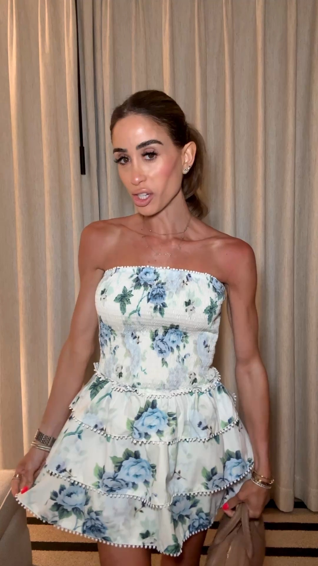 Amazon floral smocked mini dress that arrives in time for Easter! And on sale wearing size 0 and Amazon look for less flat sandals size 6 

#LTKSeasonal #LTKPetite #LTKSaleAlert