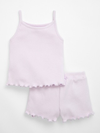 babyGap Ribbed Cami Two-Piece Outfit Set | Gap Factory