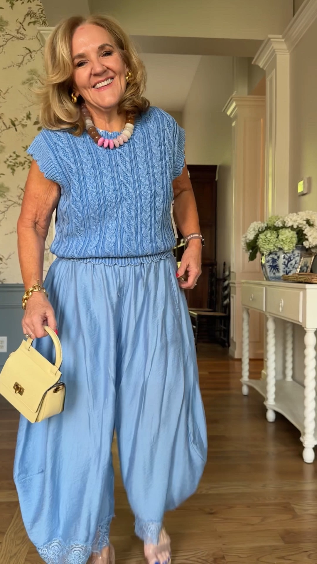 These pants sew just so fun. Not going to be for everyone? But love them. Wearing a medium. 

Vest size medium new Walmart arrival date night outfit 

#LTKOver40 #LTKPetite #LTKootd