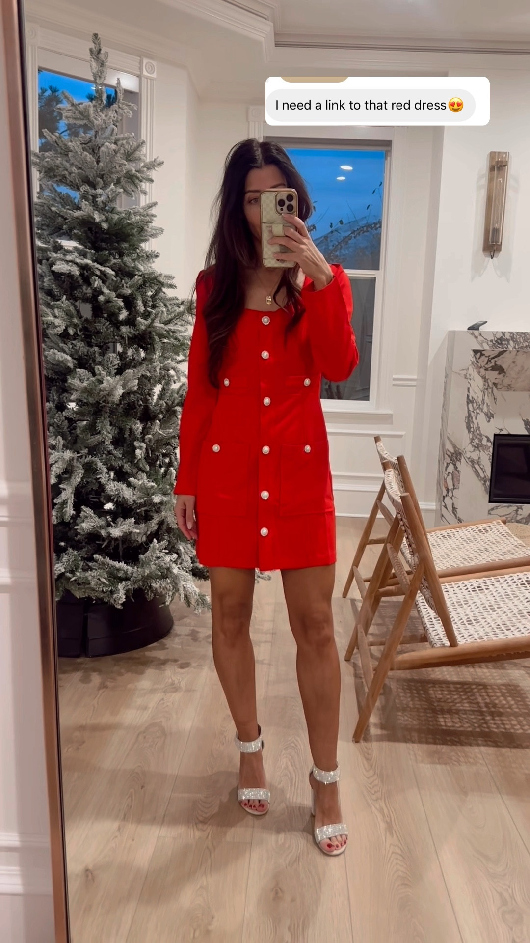 This red dress. Dress is perfect for the holidays! I have the size small (tts)! #reddress #holidaydress 

#LTKWatchNow #LTKHoliday #LTKSeasonal