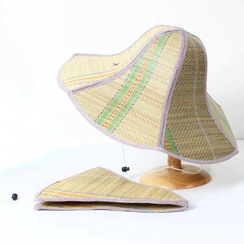 2023 New Summer Foldable Straw Hat Women Portable Cap Men Outdoor Farmers Labor Wear Breathable S... | AliExpress (US)