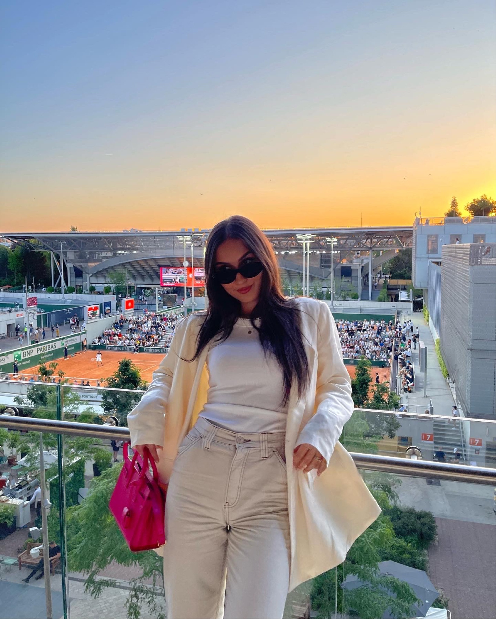 Casual chic at Roland Garros  

Blazer - M
Top - S
Jeans - 

#LTKunder50 #LTKSeasonal #LTKeurope