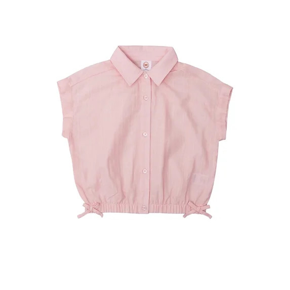 Wonder Nation Girls Trend Camp Top, sizes 4-18 & Plus | Walmart (US)