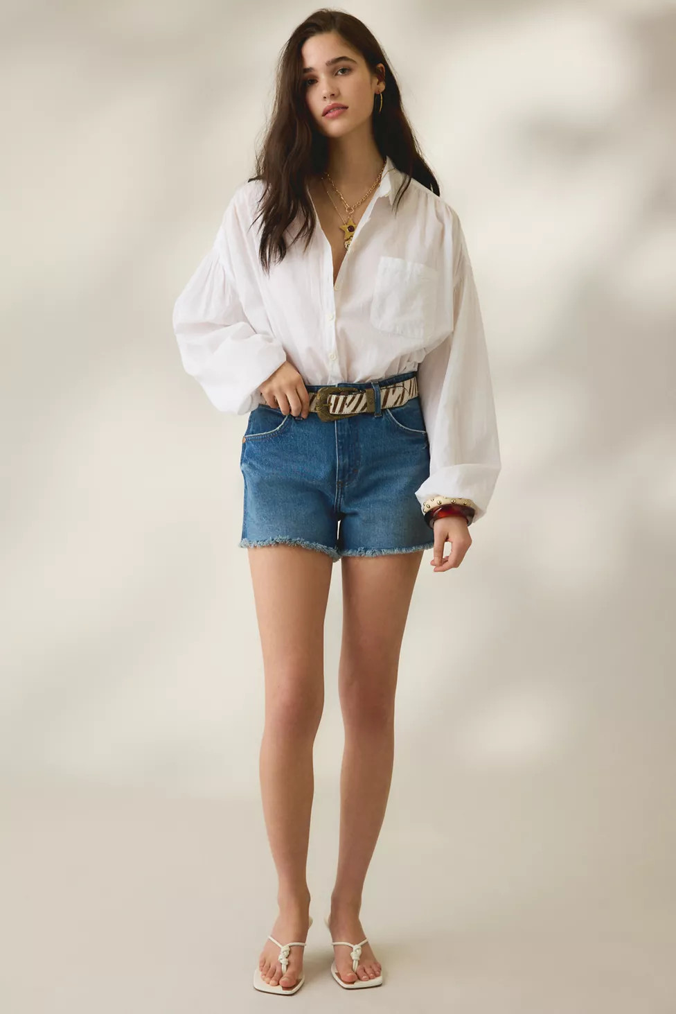 Wrangler Cowboy Cutoff Denim Shorts | Urban Outfitters (US and RoW)