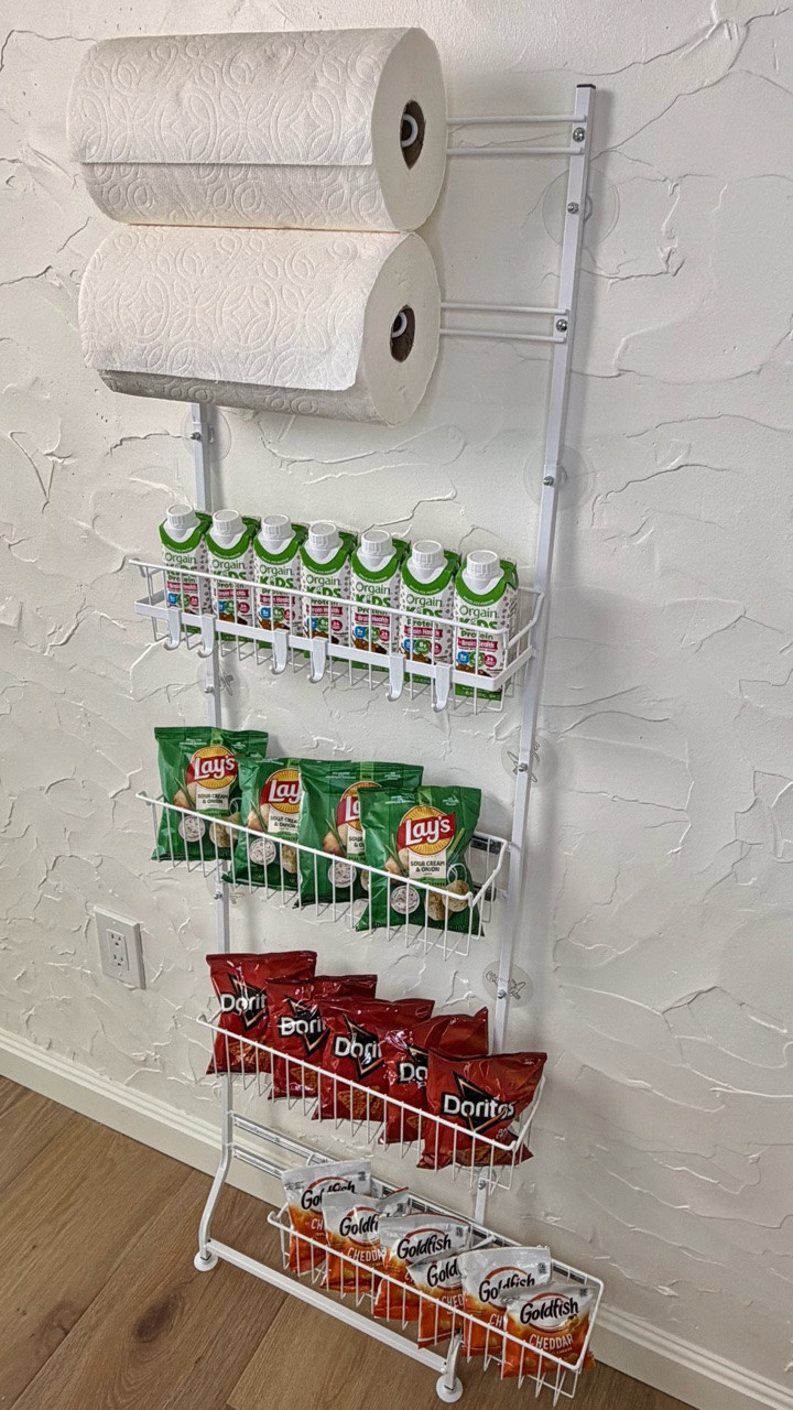 Space Saving Rack
This narrow storage is perfect for slim spaces and has 3 slide out baskets for easy access 
#ltkorganization #ltkkitchen

#LTKBeauty