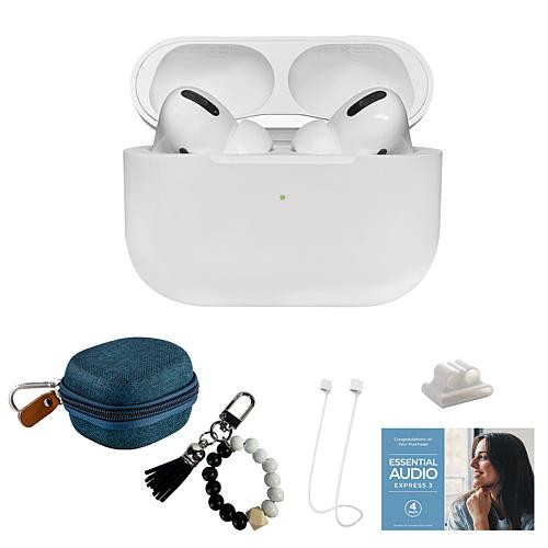 Apple AirPod Pro 2nd Gen USB-C MagSafe Charging Case Bundle - Blue | HSN