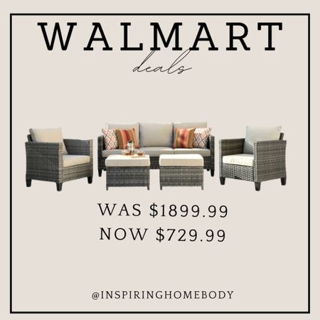 Patio furniture on sale!!! 
Walmart 

#LTKSpringSale #LTKhome #LTKsalealert