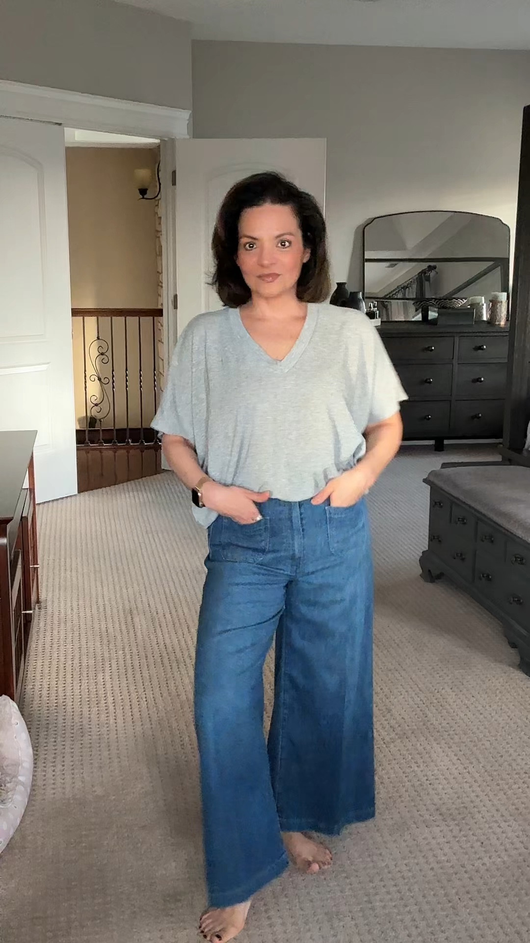 What a difference a simple sprucing up an outfit makes when you style it!

#LTKOver40 #LTKootd #LTKWorkwear