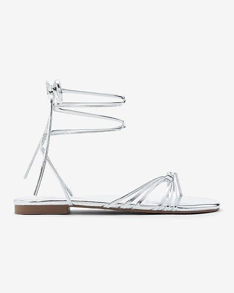 Strappy Tie-up Sandals | Express